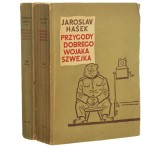 Przygody dobrego wojaka Szwejka podczas Wojny Światowej t. I-IV (w 2 vol.) Hasek Jaroslav proj. okł. Z. Dolatowski [1955]