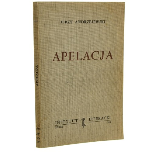 Apelacja Jerzy Andrzejewski [Biblioteka Kultury / 1968]