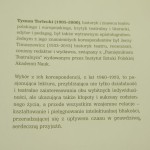 Tymon Terlecki - Jerzy Timoszewicz listy 1960-1993 wybrała i opracowała Marzena Kuraś [2016]