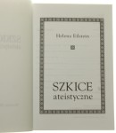 Szkice ateistyczne Helena Eilstein [2000]