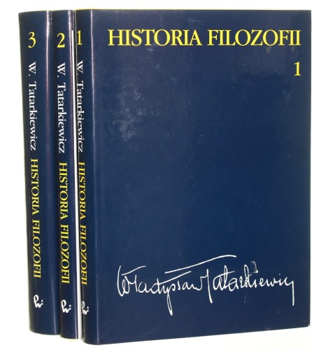 Historia filozofii t. I-III Władysław Tatarkiewicz [1998]