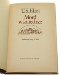 Mord w katedrze T. S. Eliot spolszczył Jerzy S. Sito [oprac. graf. Andrzej Pilich] [1976]