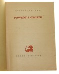 Powrót z gwiazd Stanisław Lem [Seria z Jamnikiem / 1968]