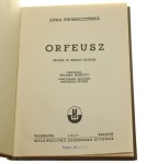 Orfeusz Anna Świrszczyńska [1947]