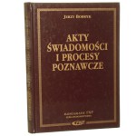 Akty świadomości i procesy poznawcze Jerzy Bobryk [Monografie Fundacji na Rzecz Nauki Polskiej / 1996]