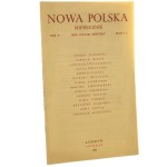 Nowa Polska Miesięcznik tom V zeszyt 3 grudzień 1945 [Antoni Słonmski, Czesław Miłosz, Jarosław Iwaszkiewicz, Ksawery Pruszyński, Stefan Themerson i inni]