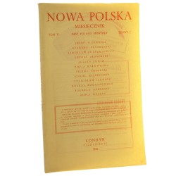 Nowa Polska Miesięcznik tom V zeszyt 1 październik 1945 [Ksawery Pruszyński, Jarosław Iwaszkiewicz, Antoni Słonimski, Julian Tuwim, Zofia Nałkowska, Zofia Kossak]