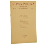 Nowa Polska Miesięcznik tom VI zeszyt 3 marzec 1946 [Julian Tuwim, Czesław Miłosz, Antoni Słonimski, Stefan Themerson i inni]