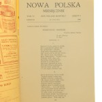 Nowa Polska Miesięcznik tom VI zeszyt 3 marzec 1946 [Julian Tuwim, Czesław Miłosz, Antoni Słonimski, Stefan Themerson i inni]