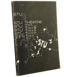 Teatr STU Sezon 1971/72 Krzysztof Jasiński, Edward Chudziński, Krzysztof Miklaszewski, Franciszek Muła, Stanisław Bysiewicz oprac. graf. Jan Sawka [1972]