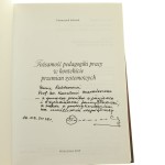 Tożsamość pedagogiki pracy w kontekście przemian systemowych Franciszek Szlosek. [AUTOGRAF / 2015]