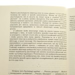 Psychologia ogólna t. I-IV [Percepcja, myślenie, decyzje; Emocje, motywacja, osobowość; Pamięć, uczenie się, język; Temperament, inteligencja] red. Tadeusz Tomaszewski [1992]