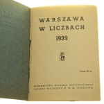 Warszawa w Liczbach Rozkładany Plan Warszawy wraz z siecią tramwajów i autobusów z dnia 5 września 1938 r. [1939]