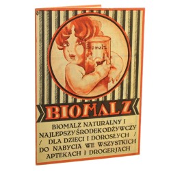Biomalz naturalny i najlepszy środek odżywczy dla dzieci i dorosłych [FOLDER / ca 1930] 