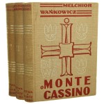 Bitwa o Monte Cassino t. I-III Melchior Wańkowicz [PIERWODRUK / Rzym / 1945-47]