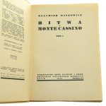Bitwa o Monte Cassino t. I-III Melchior Wańkowicz [PIERWODRUK / Rzym / 1945-47]
