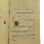 Kodex Napoleona z przypisami t. I [księga pierwsza i druga] praca zbiorowa [1808]