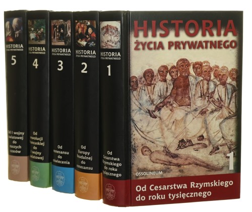 Historia życia prywatnego t. I-V red. Paul Veyn, Georges Duby, Roger Chartier i inni [2005-2006]