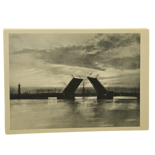 Leningrad [Petersburg] The Neva. White night [pocztówka / 1965]