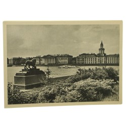 Leningrad [Petersburg] Embankment of the Neva [pocztówka / 1965] 