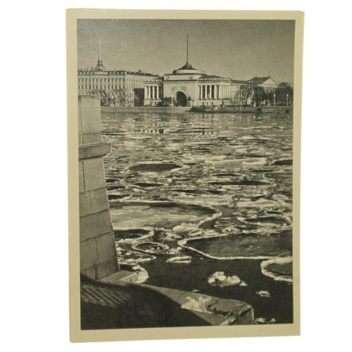 Leningrad [Petersburg] The Neva. Floating of Ice [pocztówka / 1965]