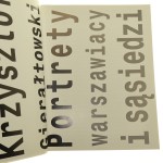 Portrety Warszawiacy i sąsiedzi Gierałtowski Krzysztof [1998]