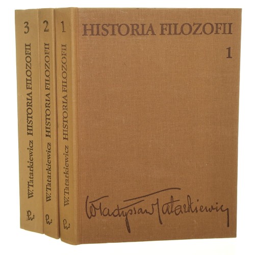Historia filozofii t. I-III Tatarkiewicz Władysław [1988]