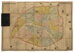 [Plan Paryża z podziałem na 20 dzielnic] Plan de Paris divise en 20 arrondissements [Rytowany w stali] Grave sur Acier par J. N. Henriot [1860]