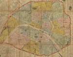 [Plan Paryża z podziałem na 20 dzielnic] Plan de Paris divise en 20 arrondissements [Rytowany w stali] Grave sur Acier par J. N. Henriot [1860]