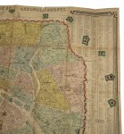 [Plan Paryża z podziałem na 20 dzielnic] Plan de Paris divise en 20 arrondissements [Rytowany w stali] Grave sur Acier par J. N. Henriot [1860]