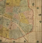 [Plan Paryża z podziałem na 20 dzielnic] Plan de Paris divise en 20 arrondissements [Rytowany w stali] Grave sur Acier par J. N. Henriot [1860]