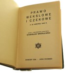 Prawo wekslowe i czekowe z 28 kwietnia 1936 r. wydał i objaśnieniami zaopatrzył Stanisław Wróblewski [1936]