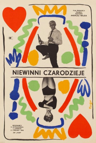 Plakat do filmu Niewinni czarodzieje Reż. Andrzej Wajda Projekt Wojciech Fangor [1960]