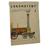 Lokomotywy [bloczek pocztówek] proj. E. Stec [pocztówki / 1966]