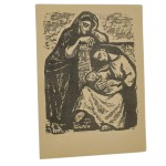 Drzeworyty [bloczek pocztówek] proj. Maria Hiszpańska-Neumann [pocztówki / lata 60.]