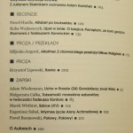 Bliza Kwartalnik Artystyczny nr 3 / 2015 Red. Paweł Huelle et al.