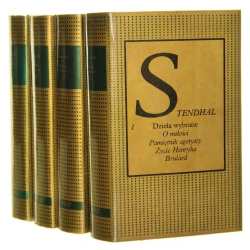 Dzieła wybrane t. I-IV Stendhal Henri Beyle [Biblioteka Klasyków, Złota Seria / 1982]