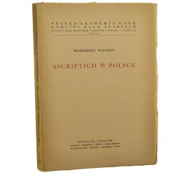 Ascripticii w Polsce W. Wolfarth [1958]