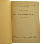 Zarys historii prasy polskiej cz. 1. do 1864 r. Zygmunt Młynarski [1956]