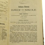 Rzecz o szkole Juliusza Simona tł. z fr. [Alfr. Szczepański] [1866]