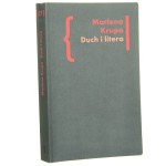 Duch i litera Liryczna ekspresja mistycznej drogi świętego Jana od Krzyża w polskich przekładach Marlena Kupa [2011]