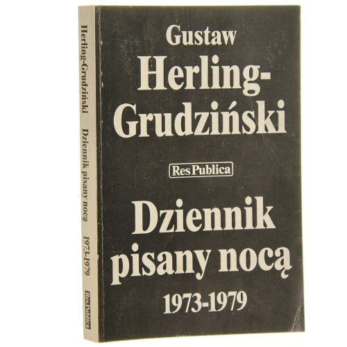 Dziennik pisany nocą 1973-1979 Herling-Grudziński Gustaw (1990)