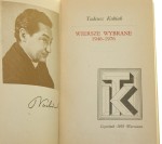 Wiersze wybrane 1946-1976 Tadeusz Kubiak [1978]