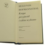 Księga przyjaciół i szkice wybrane Hugo von Hofmannsthal [2023]