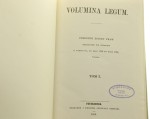 Volumina Legum Przedruk zbioru praw T. I-IX plus cz. 1-2 [11 woluminów / komplet] (1859-89 / reprint / 1980)