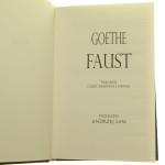 Faust tragedii część pierwsza i druga Goethe przełożył Andrzej Lam [2018]