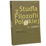 Studia z Filozofii Polskiej Tom II / 2007