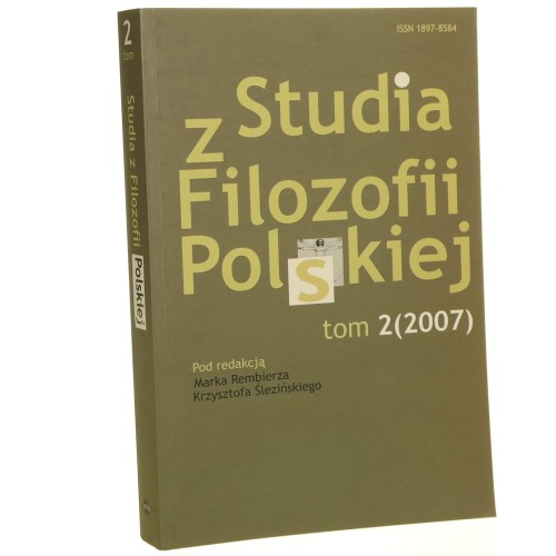 Studia z Filozofii Polskiej Tom II / 2007