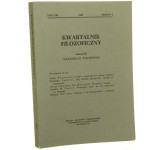 Kwartalnik Filozoficzny Tom XXI Zeszyt 4 / 1993