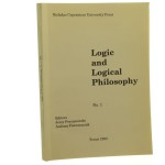 Logic and Logical Philosophy No. 1 Editors Jerzy Perzanowski Andrzej Pietruszczak (1993)